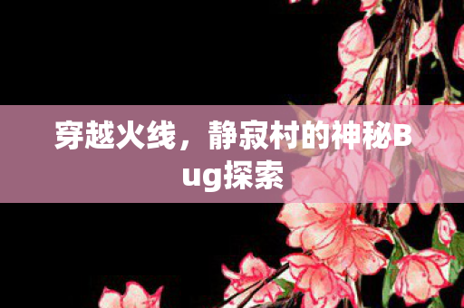 穿越火线,静寂村的神秘Bug探索 穿越火线,静寂村的神秘Bug探索