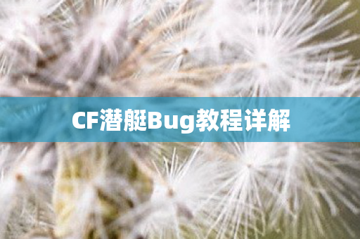 CF潜艇Bug教程详解 CF潜艇Bug教程详解