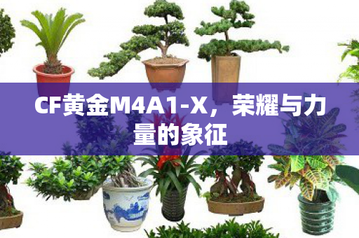 CF黄金M4A1-X，荣耀与力量的象征