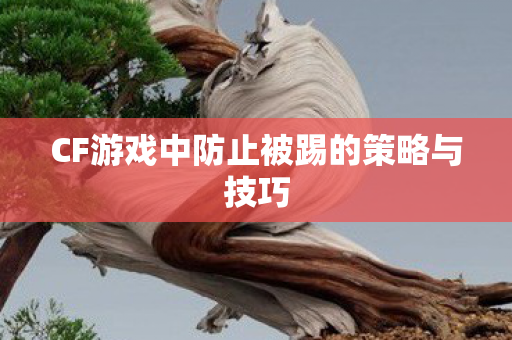 CF游戏中防止被踢的策略与技巧 CF游戏中防止被踢的策略与技巧