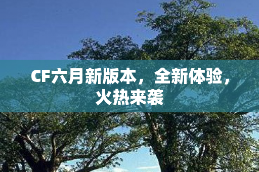 CF六月新版本,全新体验,火热来袭 CF六月新版本,全新体验,火热来袭