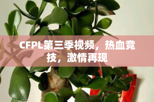 CFPL第三季视频,热血竞技,激情再现 CFPL第三季视频,热血竞技,激情再现