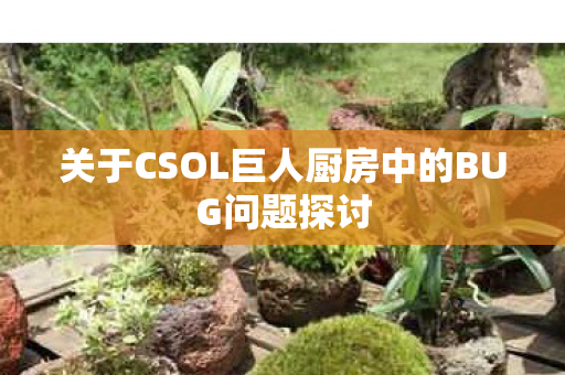 关于CSOL巨人厨房中的BUG问题探讨