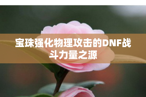 宝珠强化物理攻击的DNF战斗力量之源