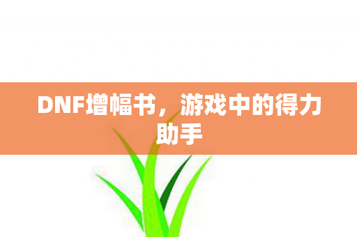 DNF增幅书,游戏中的得力助手 DNF增幅书,游戏中的得力助手