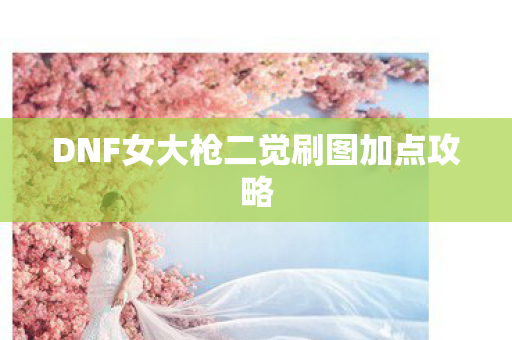 DNF女大枪二觉刷图加点攻略 DNF女大枪二觉刷图加点攻略