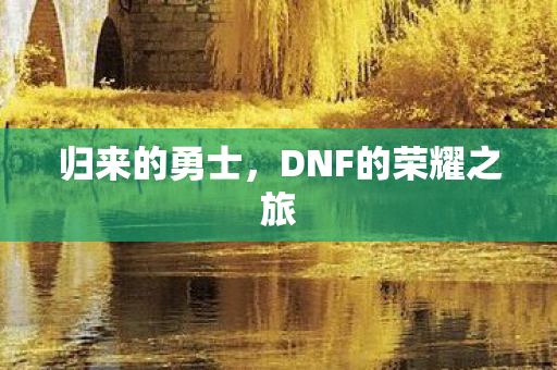 归来的勇士,DNF的荣耀之旅 归来的勇士,DNF的荣耀之旅