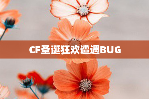CF圣诞狂欢遭遇BUG CF圣诞狂欢遭遇BUG
