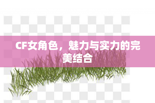 CF女角色,魅力与实力的完美结合 CF女角色,魅力与实力的完美结合