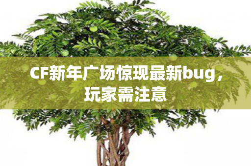 CF新年广场惊现最新bug,玩家需注意 CF新年广场惊现最新bug,玩家需注意