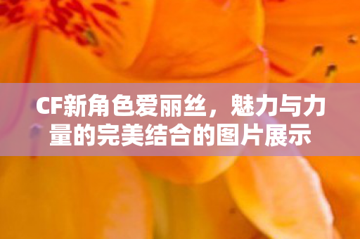 CF新角色爱丽丝,魅力与力量的完美结合的图片展示 CF新角色爱丽丝,魅力与力量的完美结合的图片展示