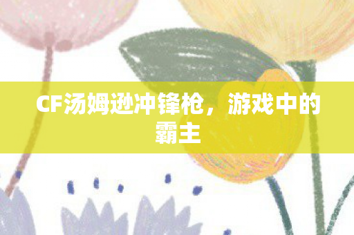CF汤姆逊冲锋枪,游戏中的霸主 CF汤姆逊冲锋枪,游戏中的霸主