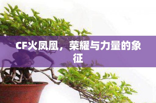 CF火凤凰，荣耀与力量的象征