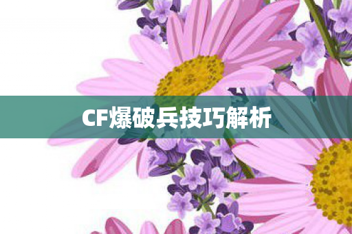 CF爆破兵技巧解析 CF爆破兵技巧解析