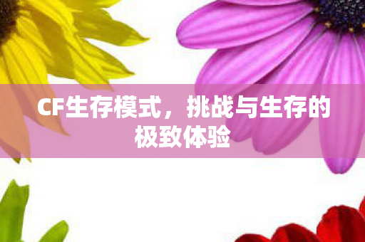 CF生存模式，挑战与生存的极致体验