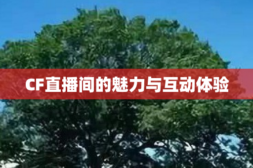 CF直播间的魅力与互动体验 CF直播间的魅力与互动体验