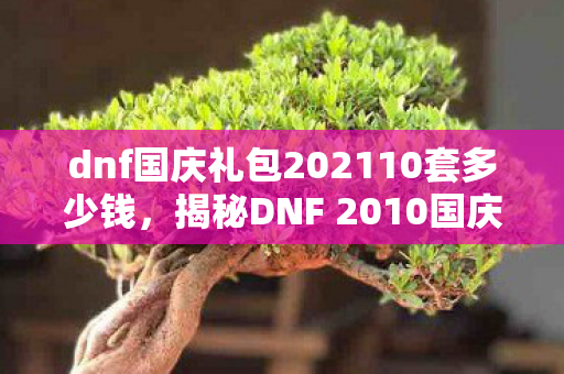 dnf国庆礼包202110套多少钱,揭秘DNF 2010国庆礼包,豪华内容与独特魅力 dnf国庆礼包202110套多少钱,揭秘DNF 2010国庆礼包,豪华内容与独特魅力