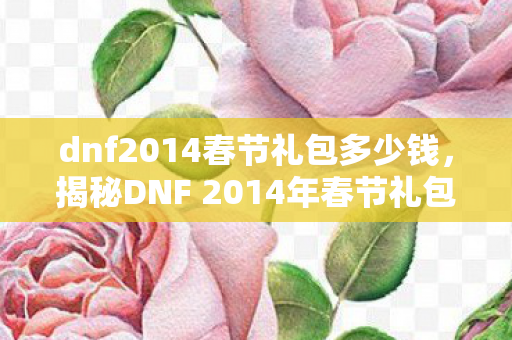 dnf2014春节礼包多少钱,揭秘DNF 2014年春节礼包,豪华内容与超值惊喜! dnf2014春节礼包多少钱,揭秘DNF 2014年春节礼包,豪华内容与超值惊喜!