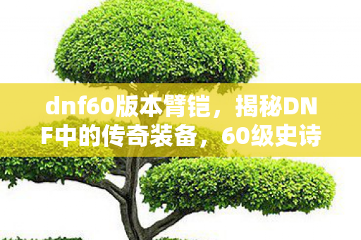 dnf60版本臂铠,揭秘DNF中的传奇装备,60级史诗臂铠的魅力和价值 dnf60版本臂铠,揭秘DNF中的传奇装备,60级史诗臂铠的魅力和价值