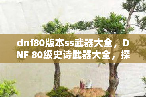 dnf80版本ss武器大全,DNF 80级史诗武器大全,探寻最强武器之旅 dnf80版本ss武器大全,DNF 80级史诗武器大全,探寻最强武器之旅