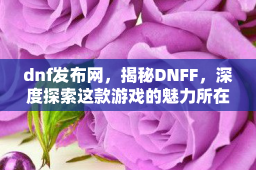 dnf发布网,揭秘DNFF,深度探索这款游戏的魅力所在 dnf发布网,揭秘DNFF,深度探索这款游戏的魅力所在
