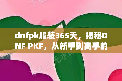 dnfpk服装365天,揭秘DNF PKF,从新手到高手的必经之路 dnfpk服装365天,揭秘DNF PKF,从新手到高手的必经之路