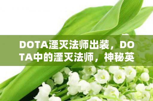 DOTA湮灭法师出装,DOTA中的湮灭法师,神秘英雄的全面解析 DOTA湮灭法师出装,DOTA中的湮灭法师,神秘英雄的全面解析