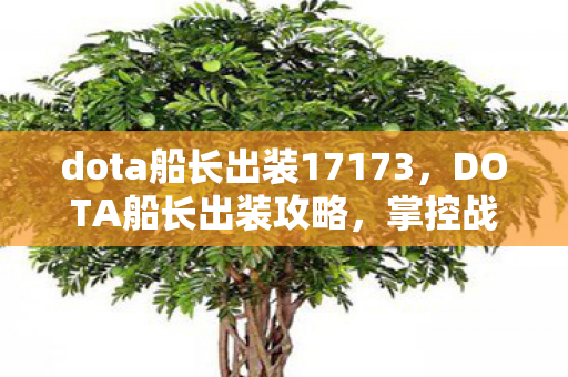 dota船长出装17173,DOTA船长出装攻略,掌控战场,引领胜利之风 dota船长出装17173,DOTA船长出装攻略,掌控战场,引领胜利之风