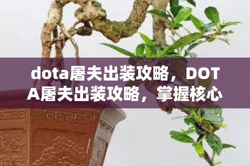 dota屠夫出装攻略，DOTA屠夫出装攻略，掌握核心装备，成为战场霸主
