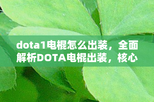 dota1电棍怎么出装,全面解析DOTA电棍出装,核心装备与搭配技巧 dota1电棍怎么出装,全面解析DOTA电棍出装,核心装备与搭配技巧