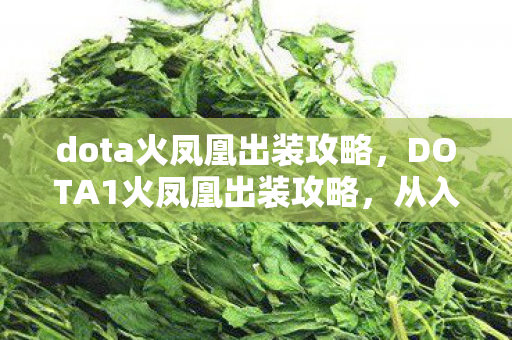 dota火凤凰出装攻略,DOTA1火凤凰出装攻略,从入门到精通的装备推荐与解析 dota火凤凰出装攻略,DOTA1火凤凰出装攻略,从入门到精通的装备推荐与解析