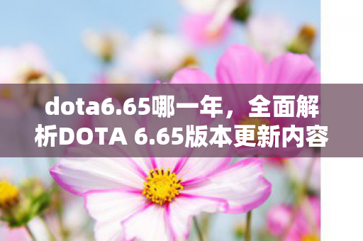 dota6.65哪一年,全面解析DOTA 6.65版本更新内容,带你领略新版本魅力! dota6.65哪一年,全面解析DOTA 6.65版本更新内容,带你领略新版本魅力!