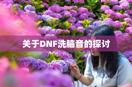 关于DNF洗脑音的探讨