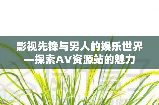 影视先锋与男人的娱乐世界—探索AV资源站的魅力 影视先锋与男人的娱乐世界—探索AV资源站的魅力