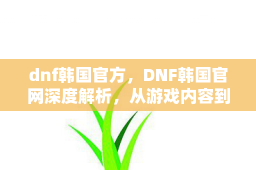dnf韩国官方,DNF韩国官网深度解析,从游戏内容到社区生态,带你领略不一样的地下城与勇士世界 dnf韩国官方,DNF韩国官网深度解析,从游戏内容到社区生态,带你领略不一样的地下城与勇士世界