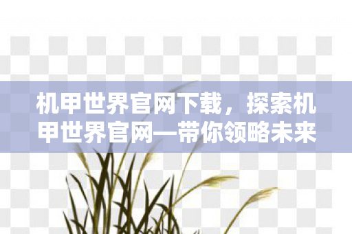 机甲世界官网下载,探索机甲世界官网—带你领略未来科技的魅力 机甲世界官网下载,探索机甲世界官网—带你领略未来科技的魅力