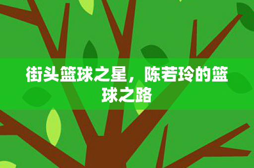 街头篮球之星,陈若玲的篮球之路 街头篮球之星,陈若玲的篮球之路
