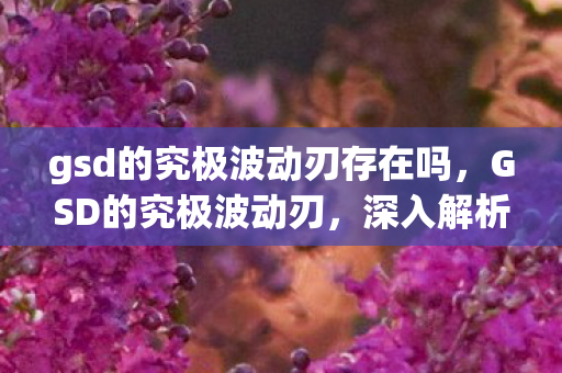 gsd的究极波动刃存在吗,GSD的究极波动刃,深入解析与实战应用探讨 gsd的究极波动刃存在吗,GSD的究极波动刃,深入解析与实战应用探讨