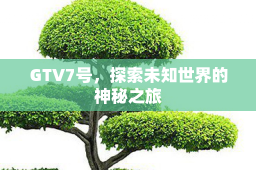 GTV7号,探索未知世界的神秘之旅 GTV7号,探索未知世界的神秘之旅