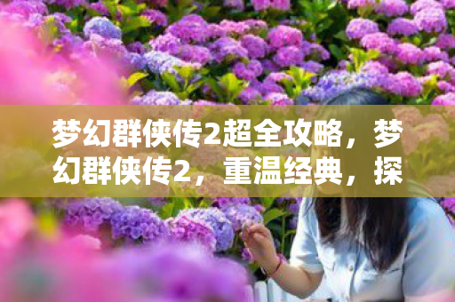 梦幻群侠传2超全攻略,梦幻群侠传2,重温经典,探寻不为人知的秘密 梦幻群侠传2超全攻略,梦幻群侠传2,重温经典,探寻不为人知的秘密