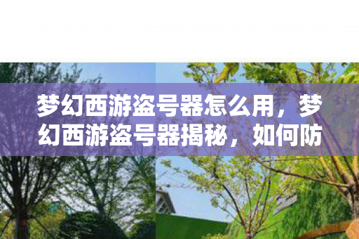 梦幻西游盗号器怎么用,梦幻西游盗号器揭秘,如何防范与应对账号安全威胁? 梦幻西游盗号器怎么用,梦幻西游盗号器揭秘,如何防范与应对账号安全威胁?
