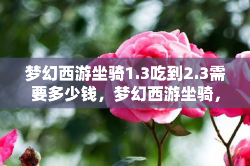 梦幻西游坐骑1.3吃到2.3需要多少钱,梦幻西游坐骑,探索神秘之旅的得力伙伴 梦幻西游坐骑1.3吃到2.3需要多少钱,梦幻西游坐骑,探索神秘之旅的得力伙伴