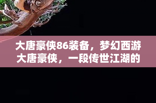 大唐豪侠86装备,梦幻西游大唐豪侠,一段传世江湖的史诗之旅 大唐豪侠86装备,梦幻西游大唐豪侠,一段传世江湖的史诗之旅