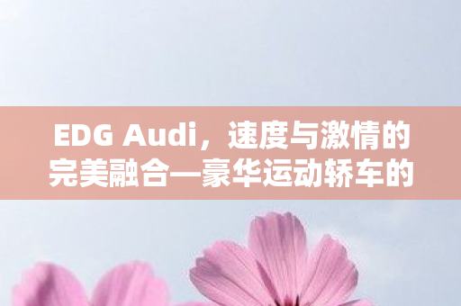 EDG Audi,速度与激情的完美融合—豪华运动轿车的典范 EDG Audi,速度与激情的完美融合—豪华运动轿车的典范