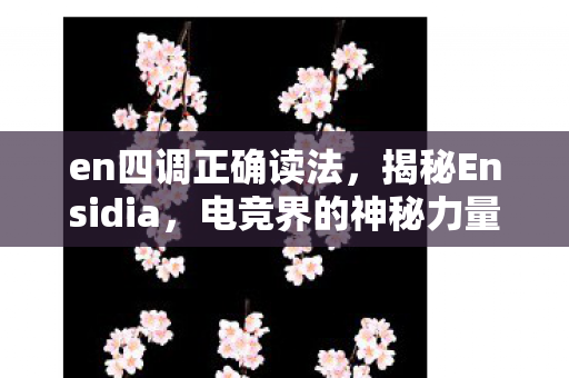 en四调正确读法，揭秘Ensidia，电竞界的神秘力量