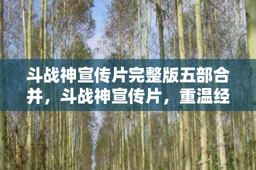 斗战神宣传片完整版五部合并,斗战神宣传片,重温经典,热血激昂的战斗情怀 斗战神宣传片完整版五部合并,斗战神宣传片,重温经典,热血激昂的战斗情怀
