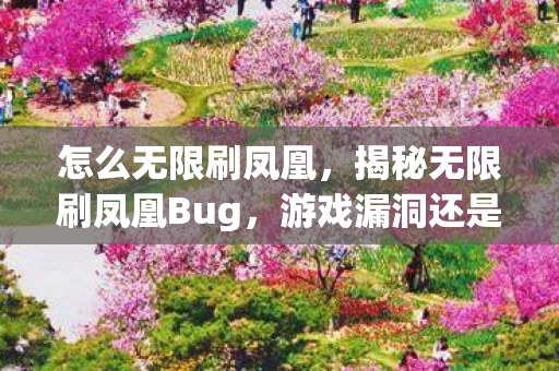 怎么无限刷凤凰,揭秘无限刷凤凰Bug,游戏漏洞还是机遇? 怎么无限刷凤凰,揭秘无限刷凤凰Bug,游戏漏洞还是机遇?
