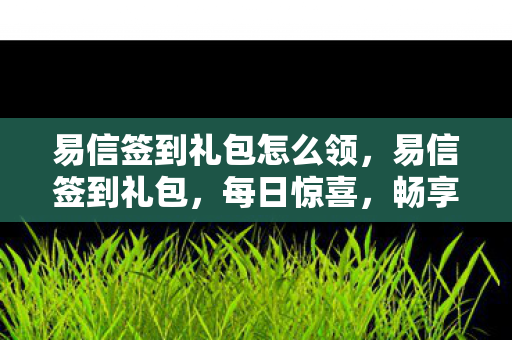 易信签到礼包怎么领,易信签到礼包,每日惊喜,畅享数字生活 易信签到礼包怎么领,易信签到礼包,每日惊喜,畅享数字生活