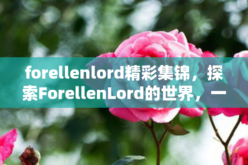 forellenlord精彩集锦,探索ForellenLord的世界,一个神秘而引人入胜的虚拟世界 forellenlord精彩集锦,探索ForellenLord的世界,一个神秘而引人入胜的虚拟世界