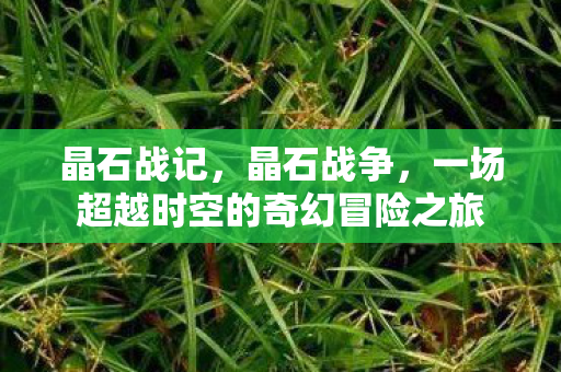 晶石战记,晶石战争,一场超越时空的奇幻冒险之旅 晶石战记,晶石战争,一场超越时空的奇幻冒险之旅